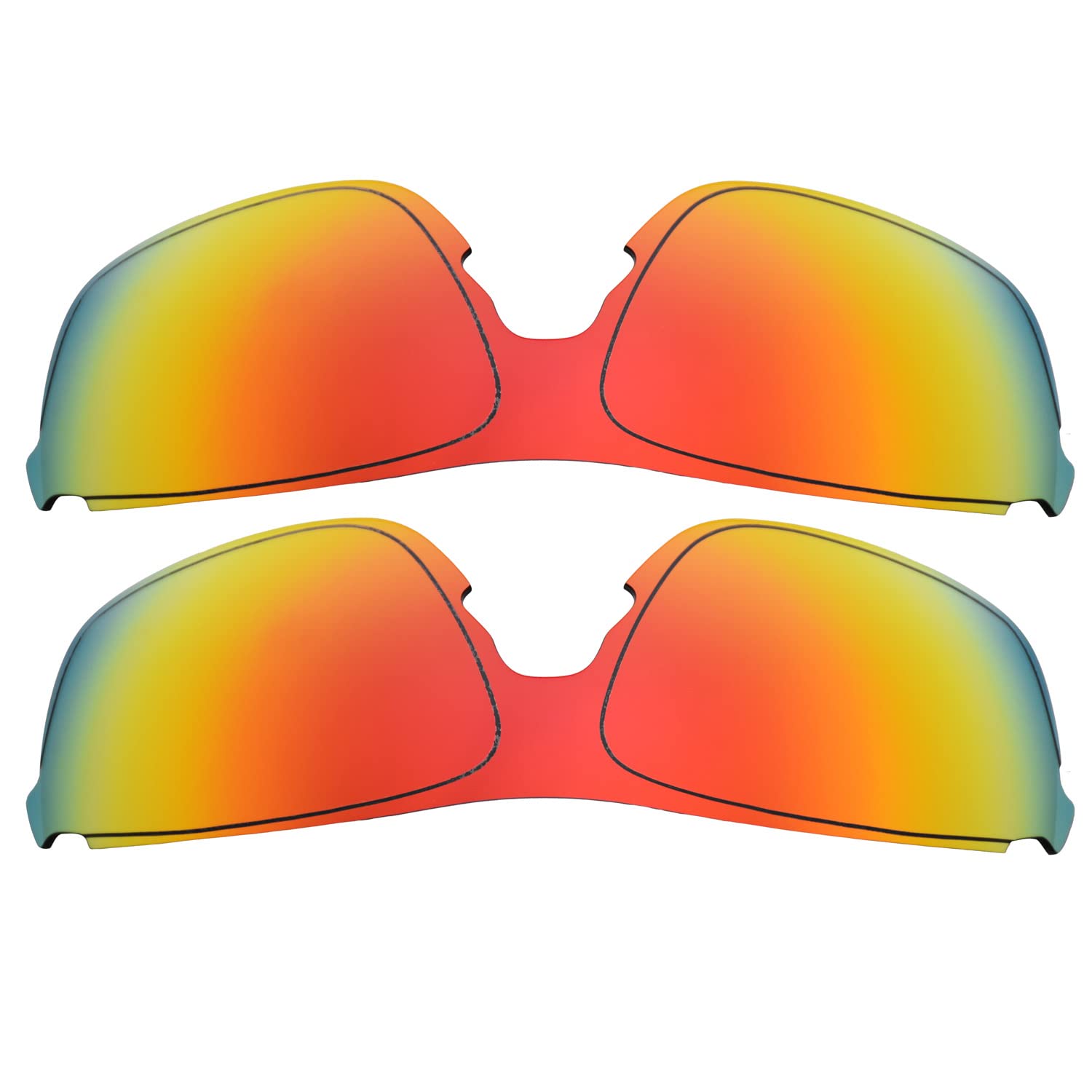 Lentes para Oakley EVZero Pitch que eliminan reflejos en color rojo 5