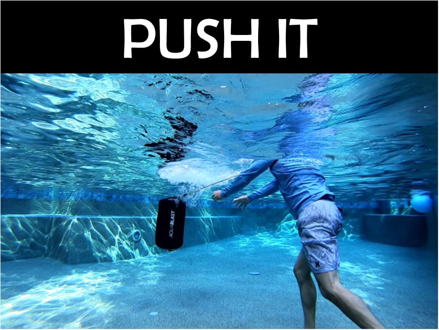 Image of Portable Fitness and Punching Bag for Pools & Swim Spas | Full-Body, Low-Impact Water Resistance Workout | Quick 30-Second Set-Up | Compact & Travel-Friendly
