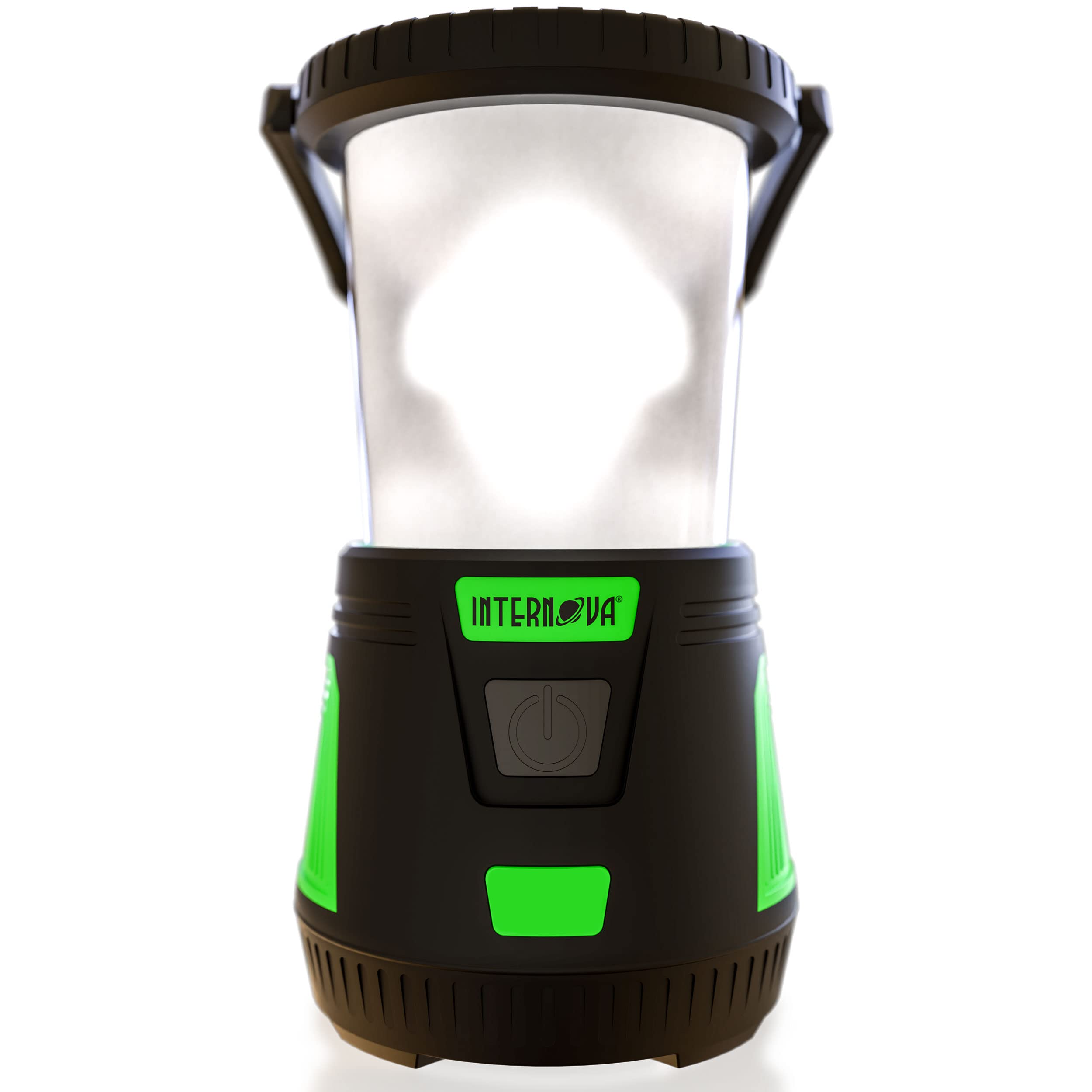 Internova 1700 LED Camping Laterne, Batteriebetriebene LED Laterne, Massive Helligkeit mit Voll Dimmbarer Steuerung, Überleben, Notsturmlager Laterne und Zeltlicht