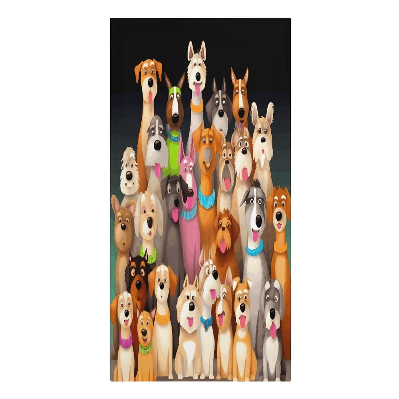 FekiLoot Dogs Towels Lightweight Thin Beach Towel Classic Soft Large Pool Towel Highly Absorbent Sand Free Bath Towels Travel Blanket for Vacation Essentials Adult Gift 30" X 61"