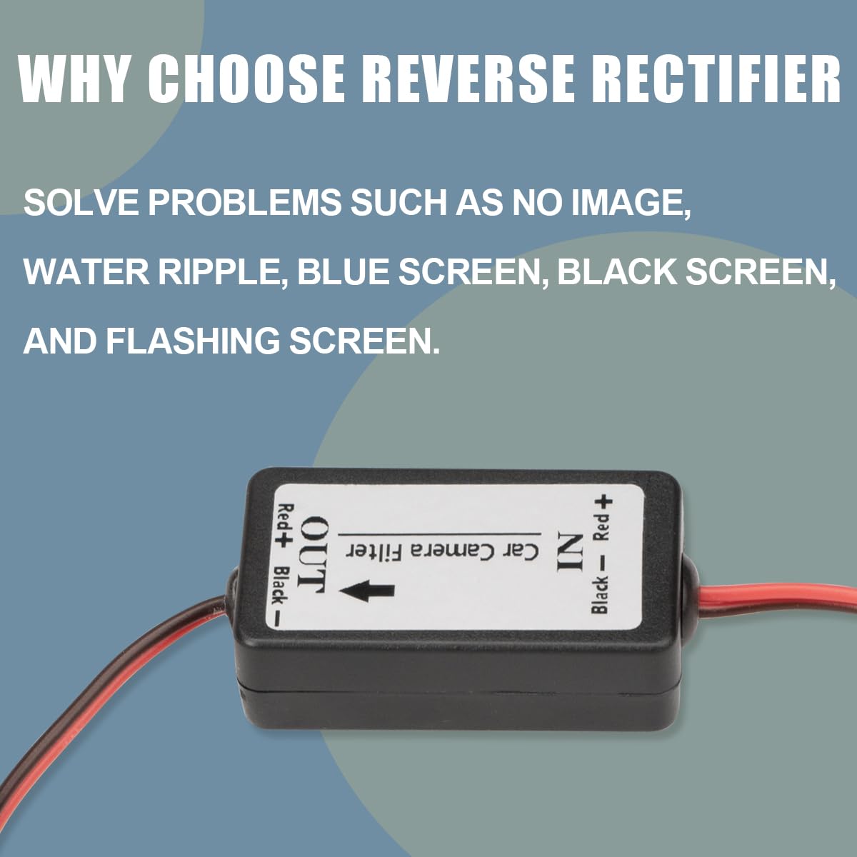 Filtro Raddrizzatore 12V Per Telecamera Retrovisiva Auto - Elimina Interferenze E Schermo Nero - Foto 11