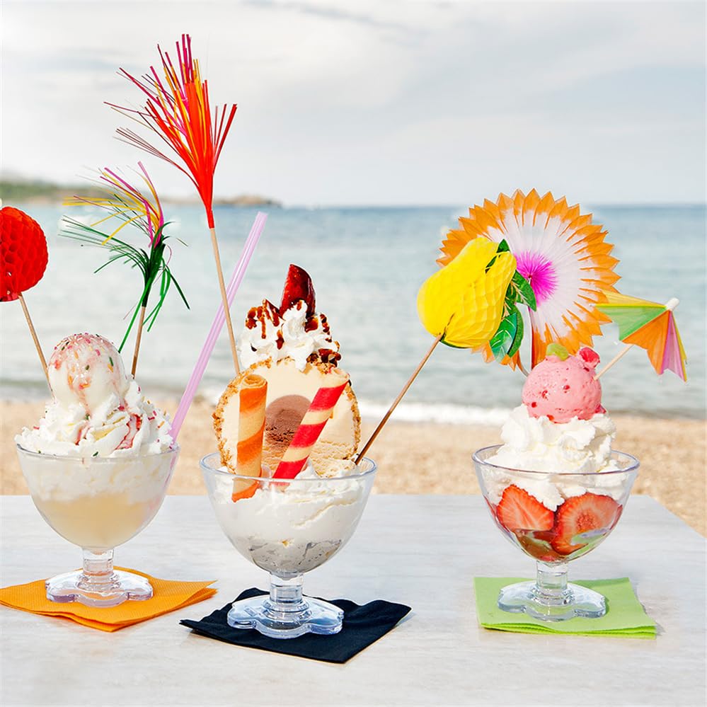 García de Pou 116.07 Adornos Helados Frutas, 10 Cm, Set de 100, Multicolor