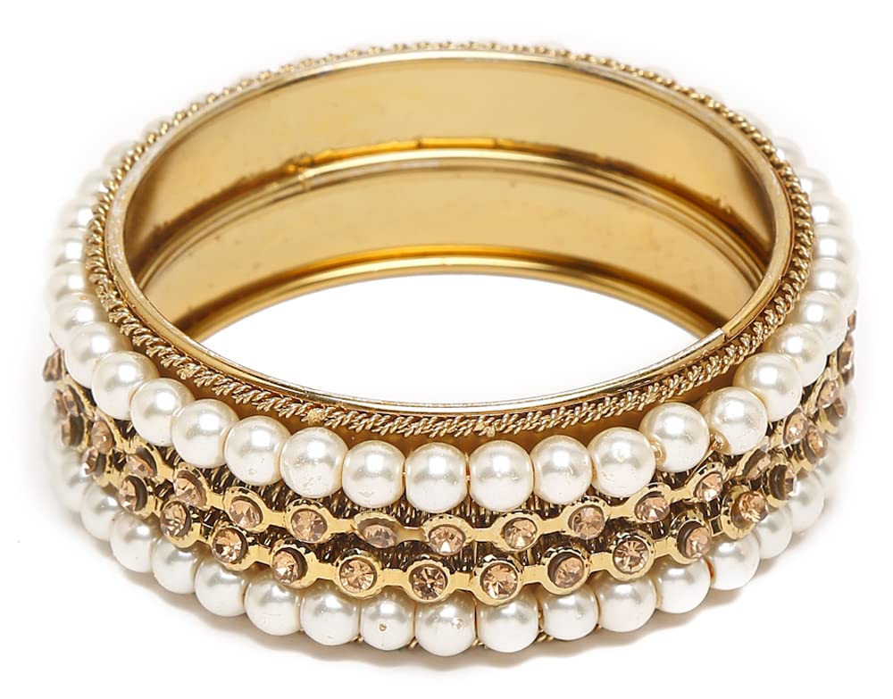 Antique Plated Stylish Traditional Bangle Set