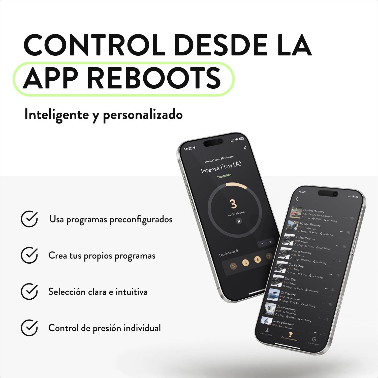 Go Lite Pants – Masajeador de piernas | 180 mmHg | 4 cámaras superpuestas | para casa y viajes | S/M