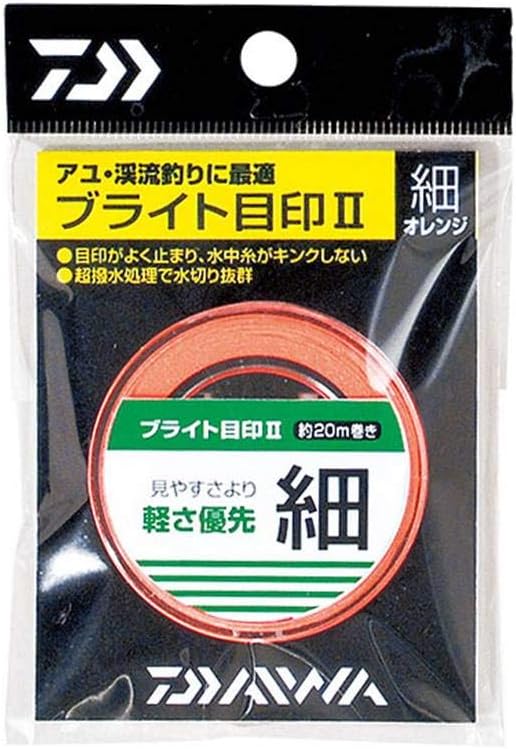 Daiwa 889995 Uki Stream Bright Mark, 2 Fine, Orange