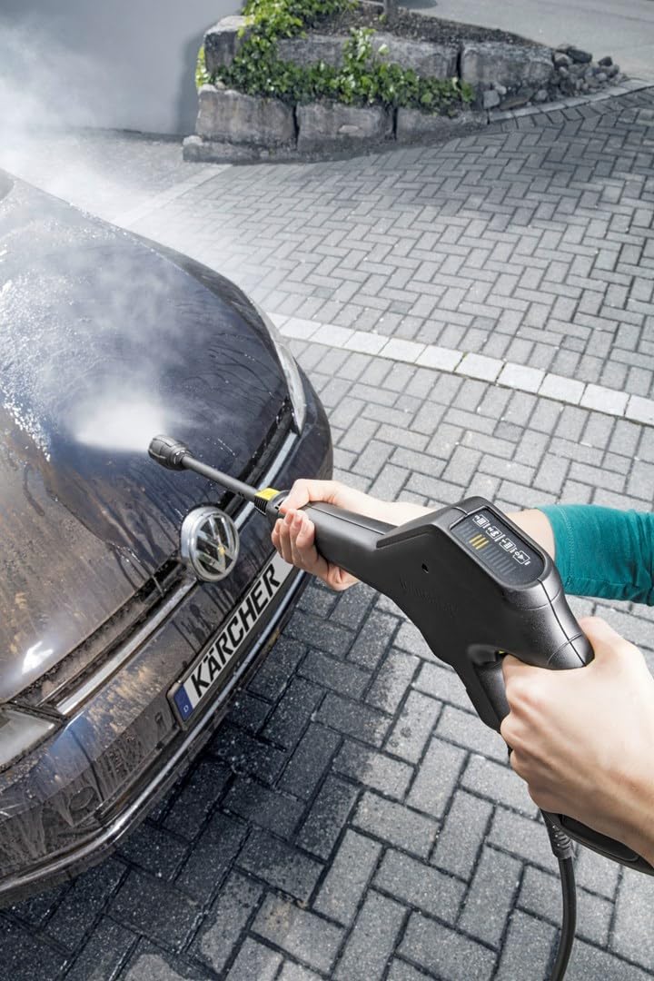 Kärcher Hochdruckreiniger K 3 Premium Power Control: Clevere App-Unterstützung - für eine effektive Reinigung bei alltäglichen Verschmutzungen - inkl. Schlauchtrommel
