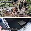 Portable Small Folding Table, Metal Camping Grill Table for BBQ, Picnic & Patio, Lightweight Foldable Outdoor Side Table, 23 x 15