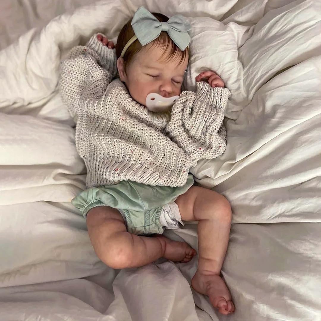 Reborn Baby Dolls silikonowe dziewczynki 50 cm niemowlęta realistyczny maluch chłopiec | które wyglądają jak prawdziwe życie sen noworodek bliskie oczy realistyczne