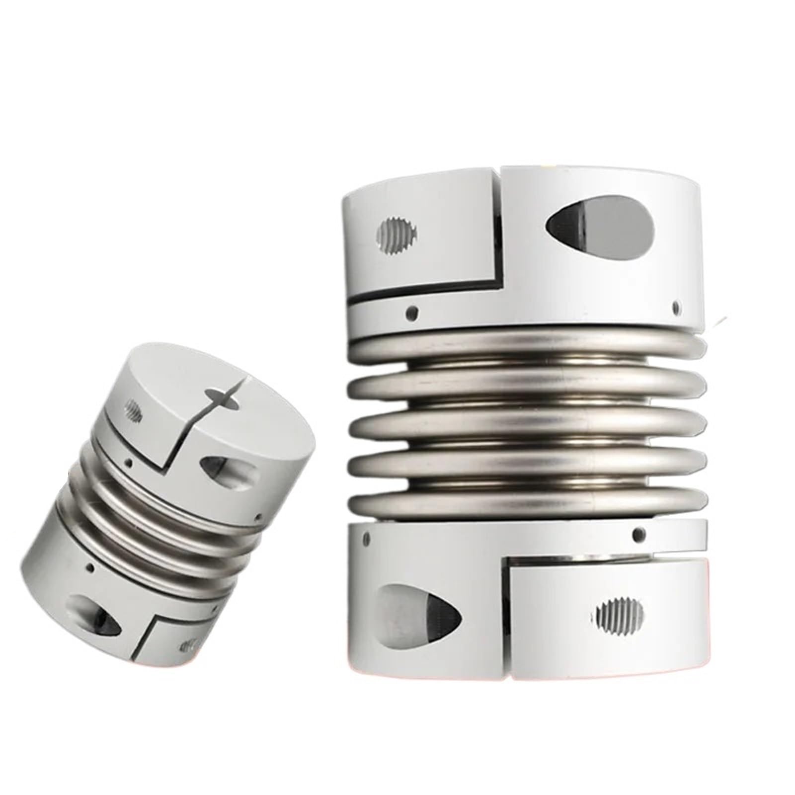 Accouplement à Soufflet en Alliage d'aluminium D20 L33, 1 pièce, encodeur élastique en Acier Inoxydable, vis de Moteur, couplage à Couple élevé avec rainure de clavette(5x6)