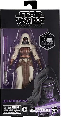 Figura de acción de la serie Black de Star Wars Gaming Greats Jedi Knight Revan (Exclusiva de Gamestop) de 6 pulgadas