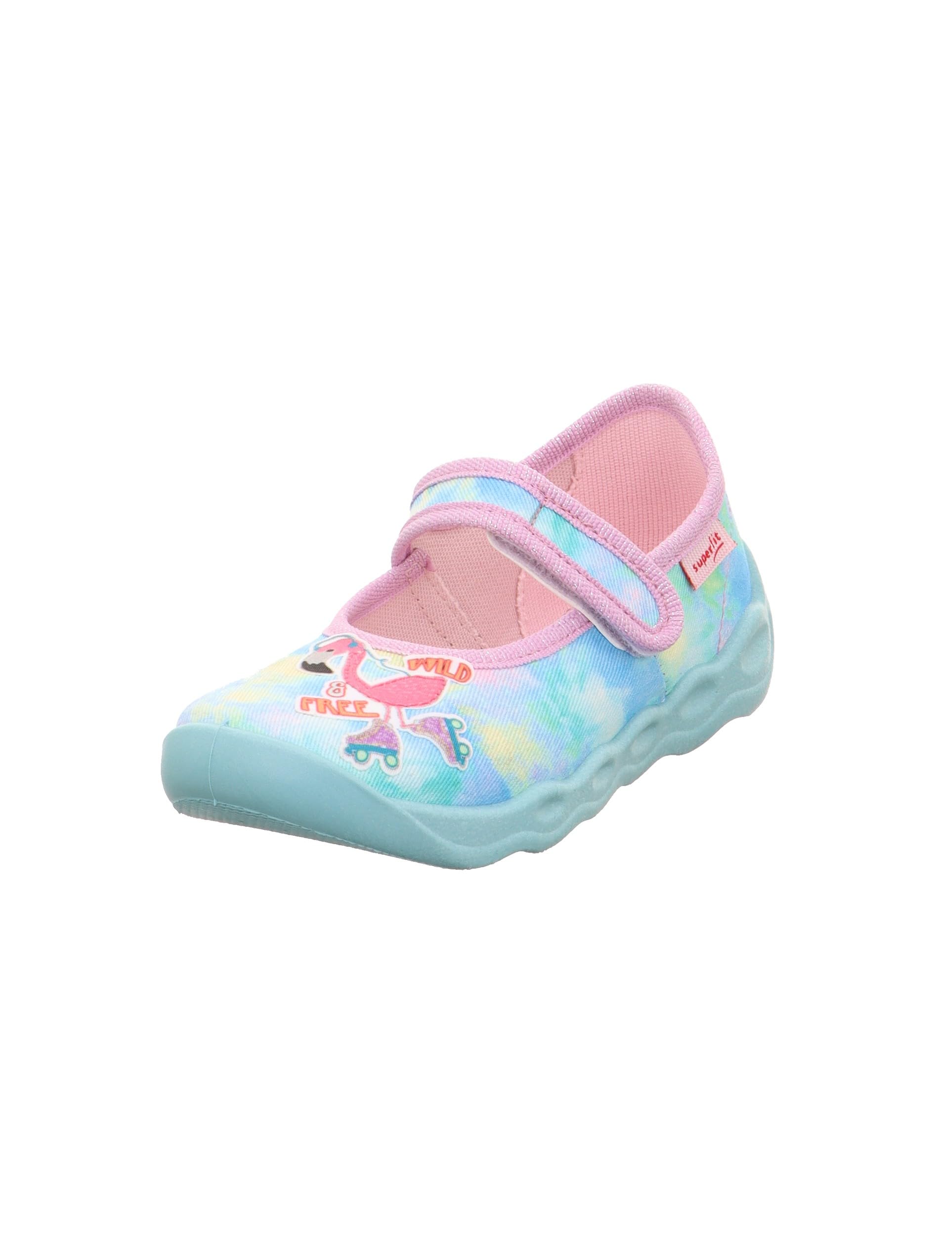 Superfit Bubble Slippers, Turquoise Multicoloured 8420, 7 UK Child