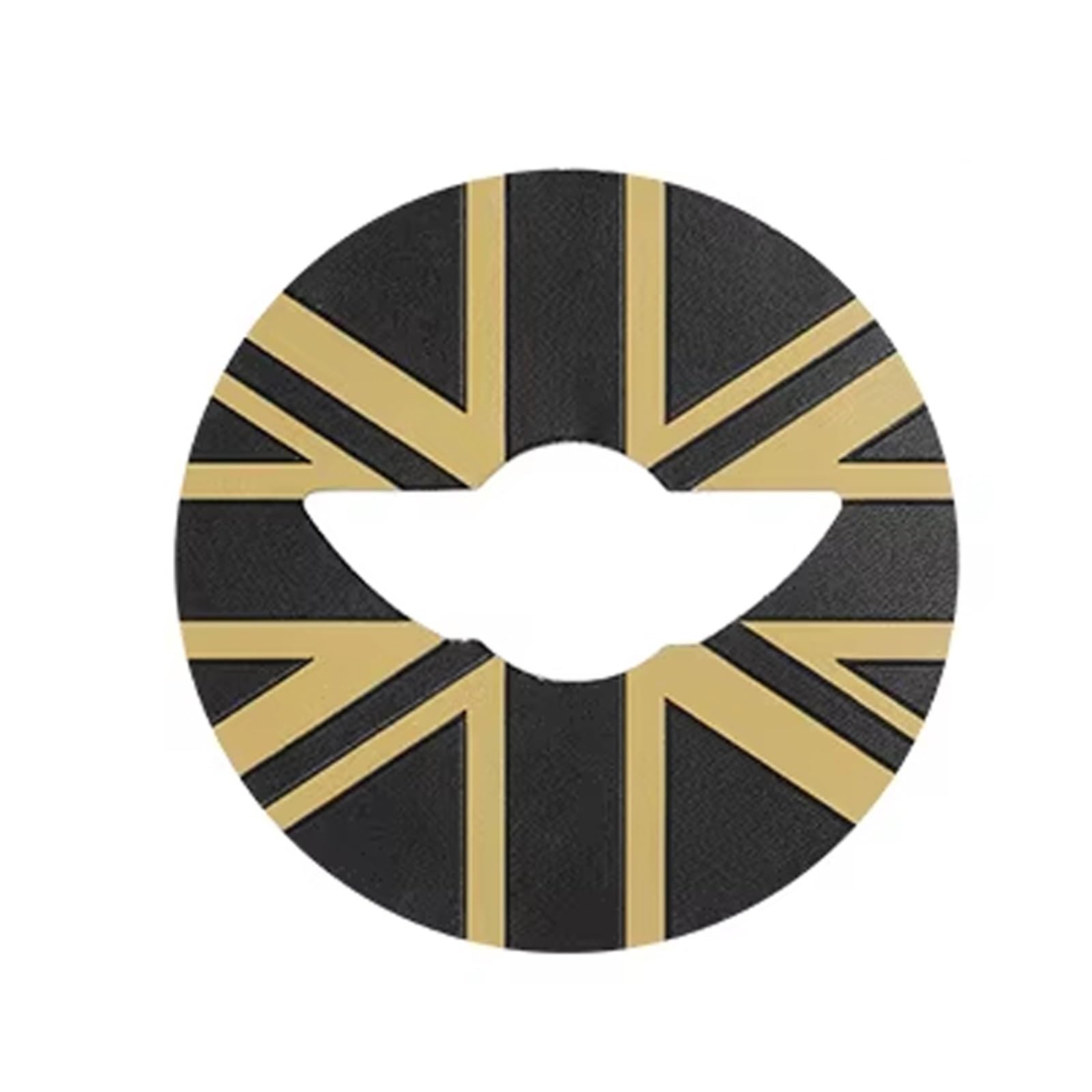 Car Trim Compatible with Mini for Cooper J01 J05 U25 F65 F66 Car Steering Wheel Decoration Sticker Interior Accessories(Color 7)