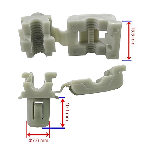 Miniatura 4 de 20 clips de barra de bloqueo de puerta, retenedores de barra de manija de puerta trasera para barra de 532 pulgadas para GM 16629990 16675980 para