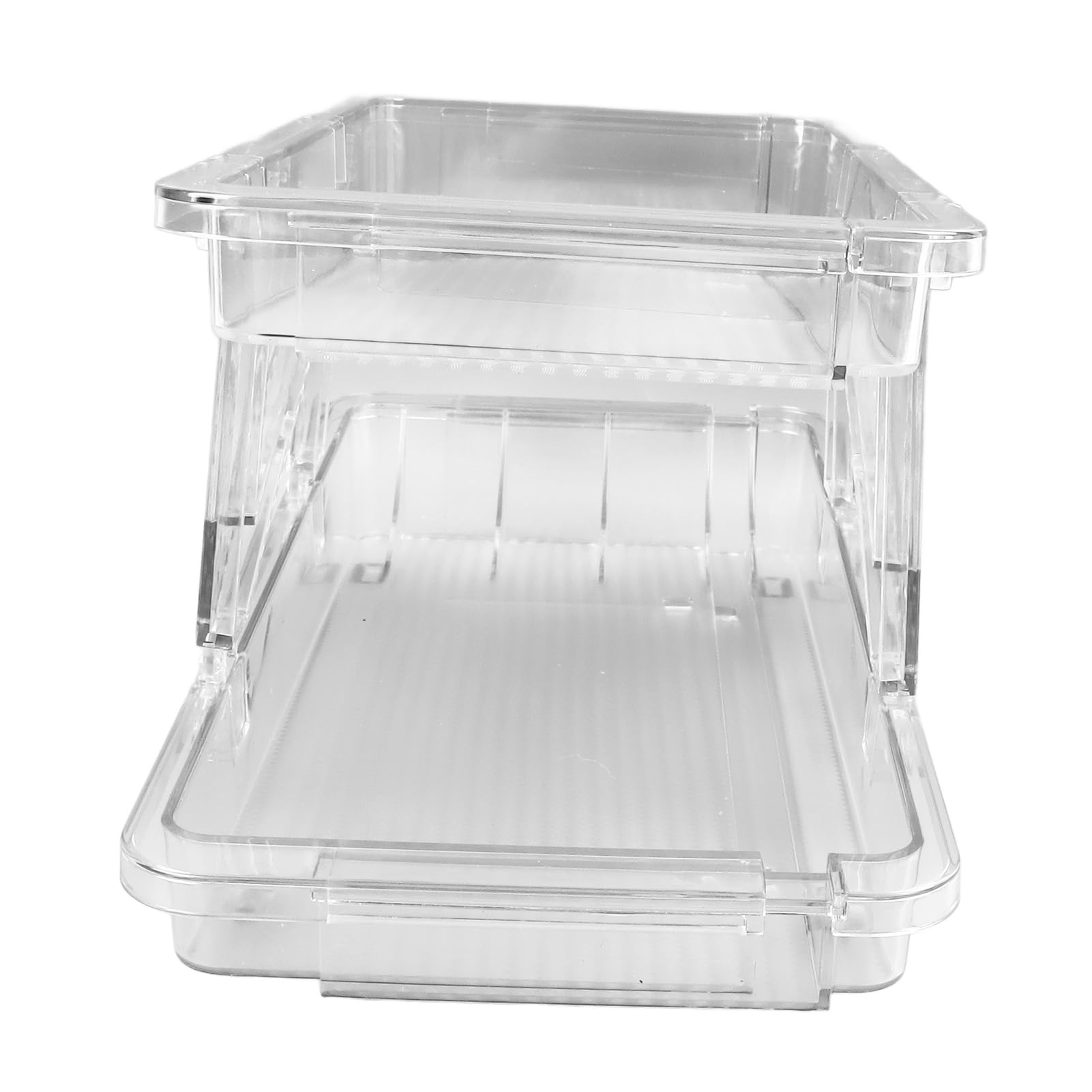 Organizador de Latas de Refresco, Dispensador Automático de Latas de Refresco con Ruedas Ajustables para Refrigerador, Organizador de Bebidas con Material Transparente, Diseño Abierto para