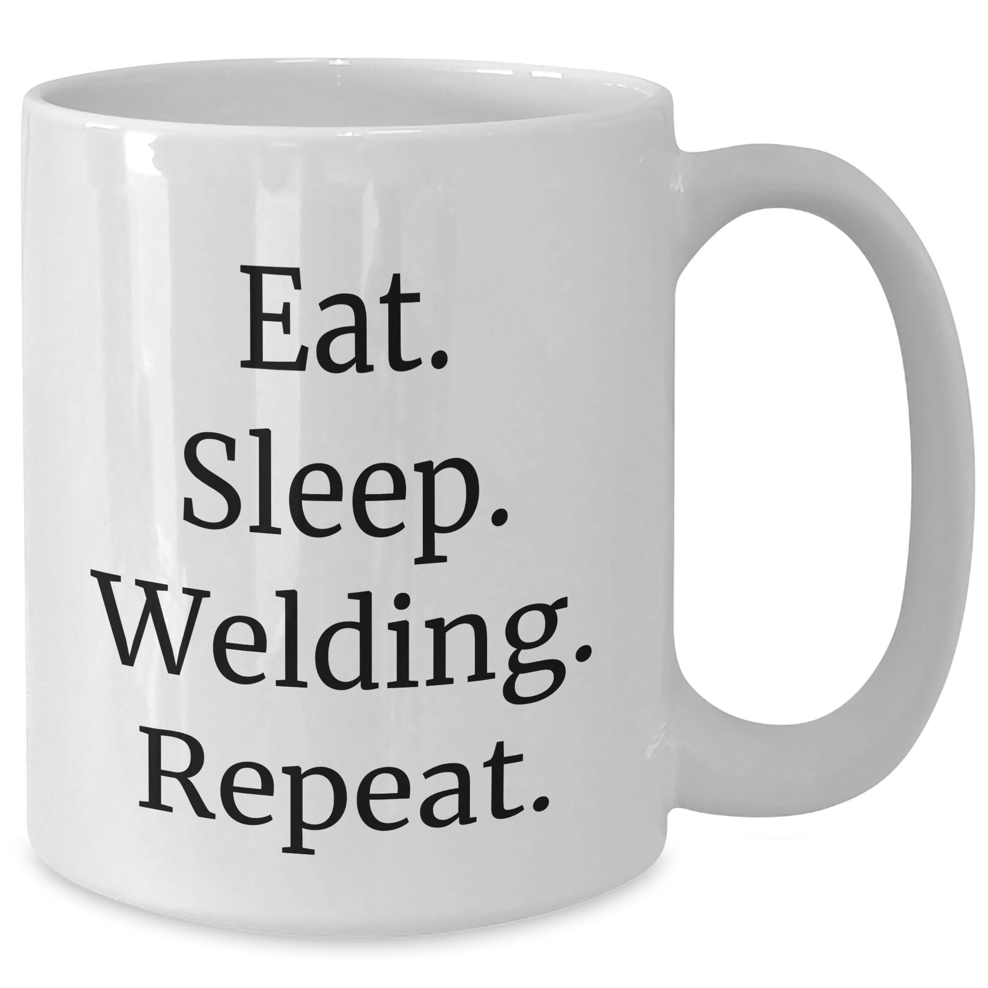 Valentine's Day Unique Gifts for Welders, Funny Gifts for Friends, Ceramic Coffee Mug with Welding Quote