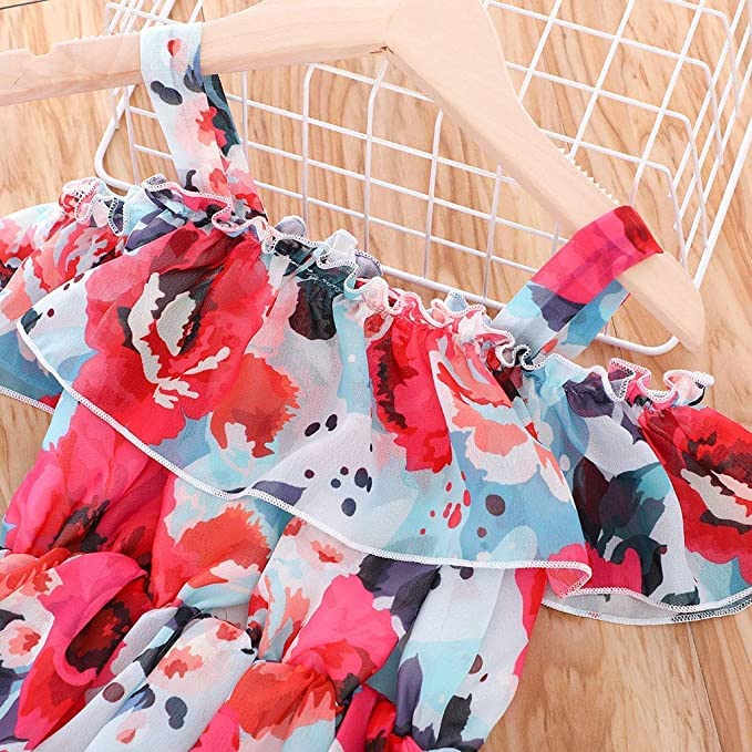 Buy & Try Girl's Frock Multicolour - Image 7 thumbnail
