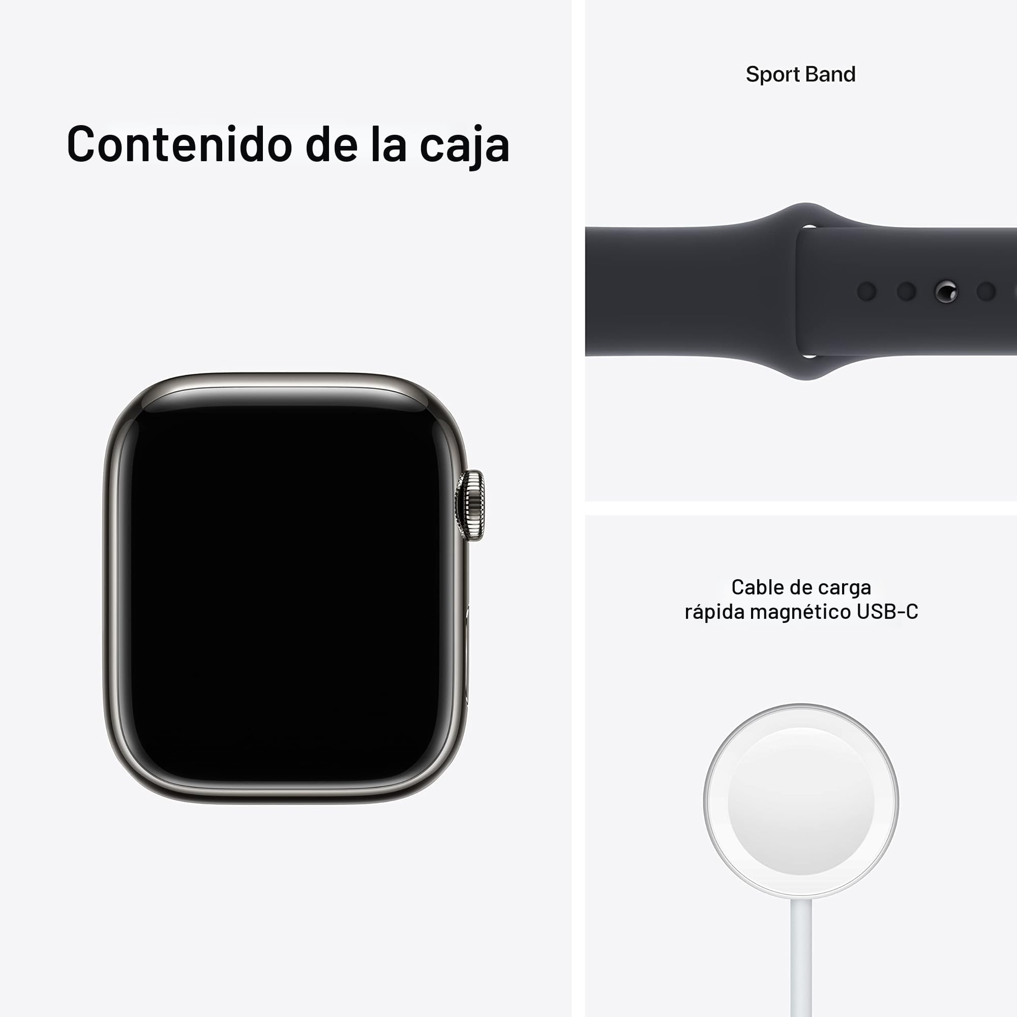 Amazon.com: Apple Watch Series 7 (GPS + Cellular, 45 mm) Caja de