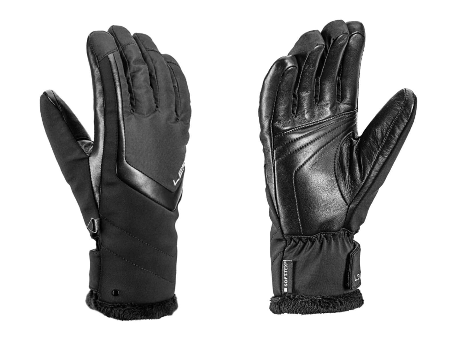 Leki RĘKAWICE SKI KOBIETY 65382620 HS GWIAZDA W BLACK (6)
