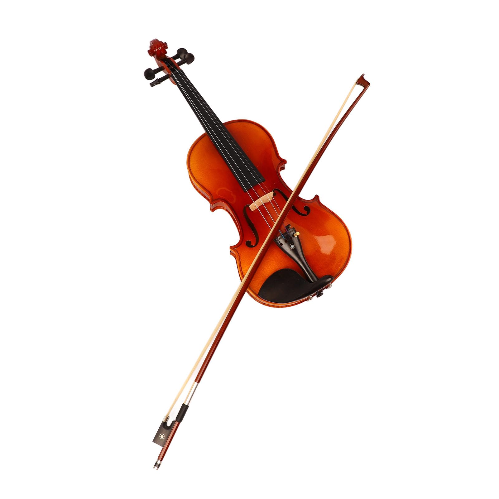Kit Iniziale per Violino retrò Violino, Set di Violino Modello Tiger Violino Finitura Lucida Set di Violino Artigianale per Principianti e Musicisti Avanzati
