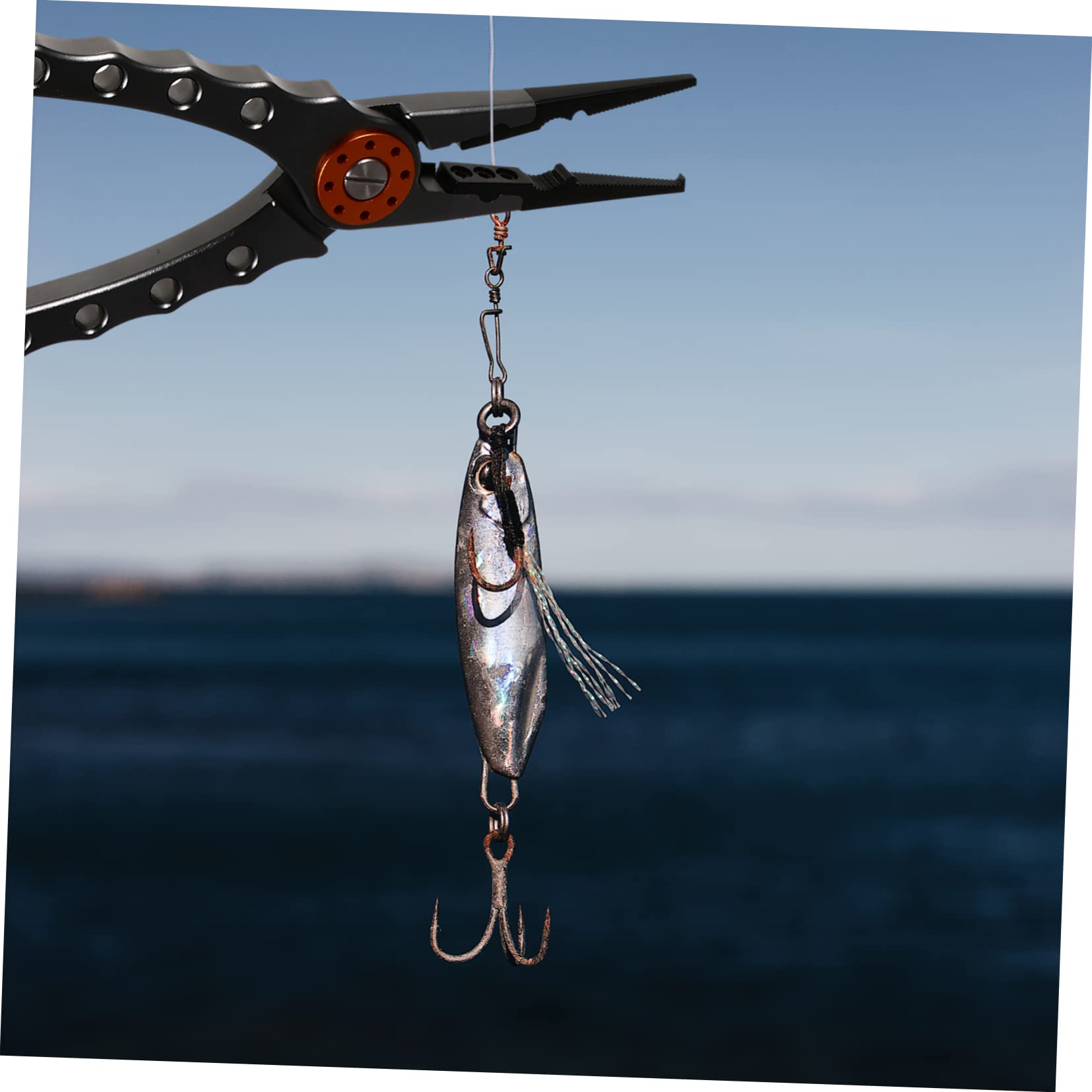 Anneome Fishing Plier Aluminium Legierung Multifunktionale Hakenentferner Und Schnur Cutter Für Angeln Leicht Ergonomisch -bedienung Konstruktion Für Verschiedene Angelschnüre