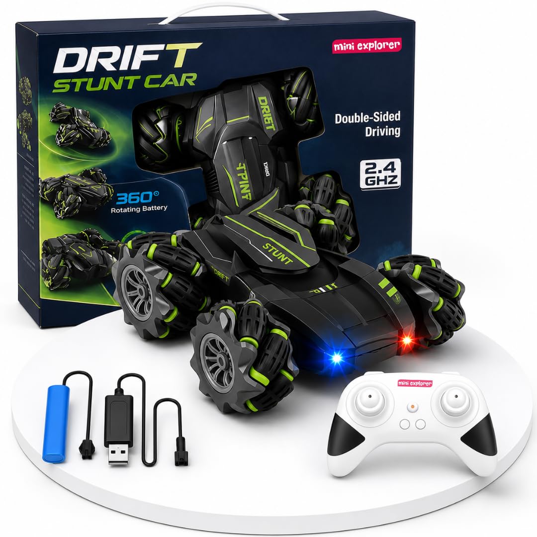 MiniExplorer Remote Control Car Toy | 4x4 RC Drifting Car for Kids & Adult | Remote Control Toy, High Speed Racing RC Car, 360° Rotation, Double Sided Driving, For Boys 7-14 Years