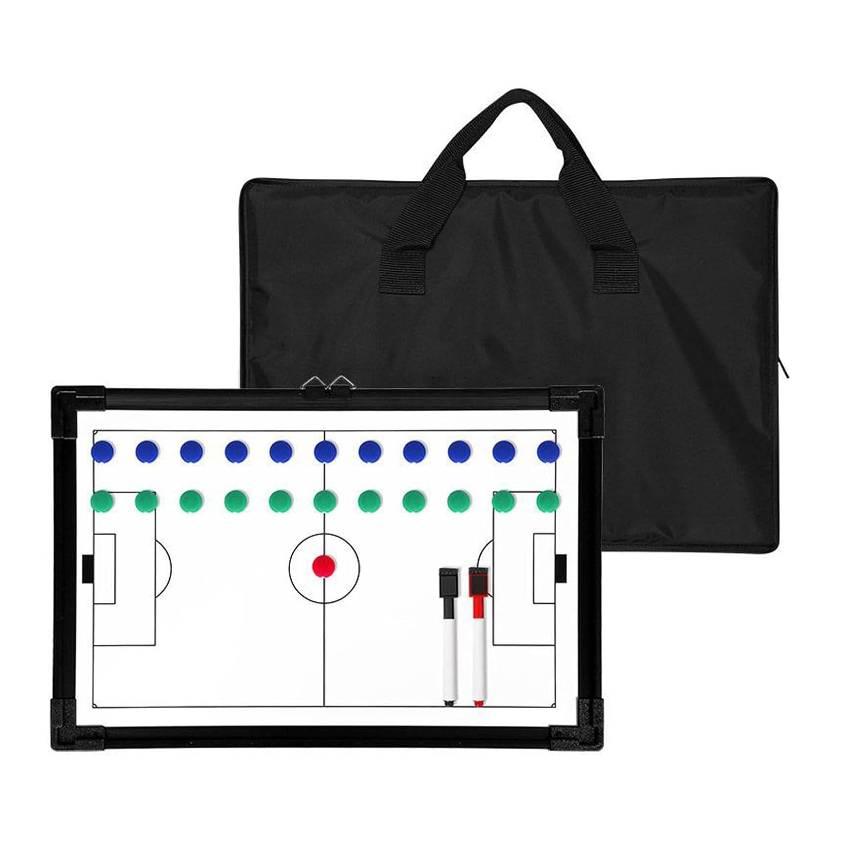 Zwischenablage Board Football Coach Board Tragbare Fußball magnetische Taktische Trainingshilfen Geeignet für Trainingsführungsvereinbarungen Taktisches Brett