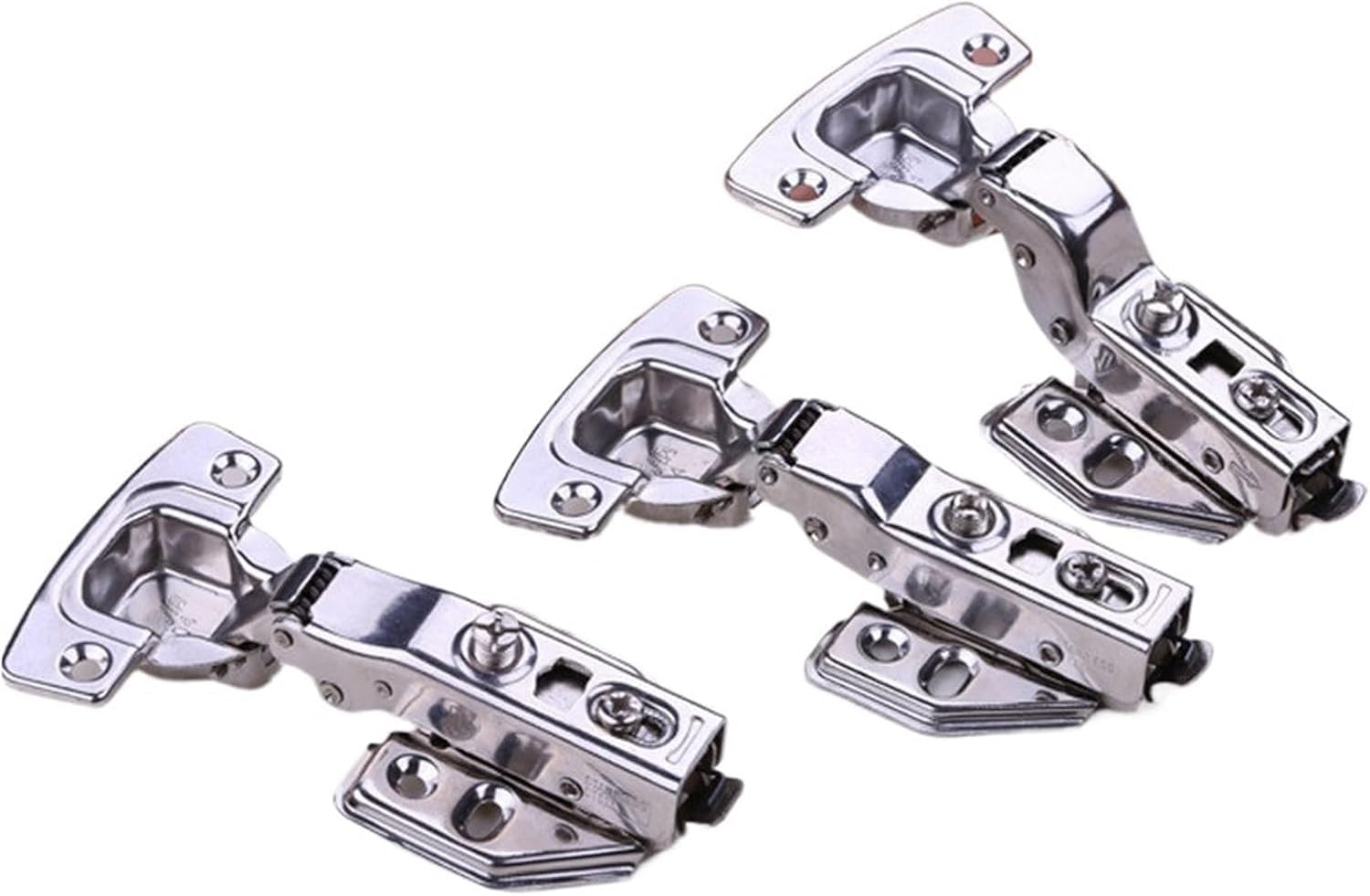 Hinges, Stainless Steel Hydraulic Cabinet Hinge Damper Buffer Soft Quiet Closing