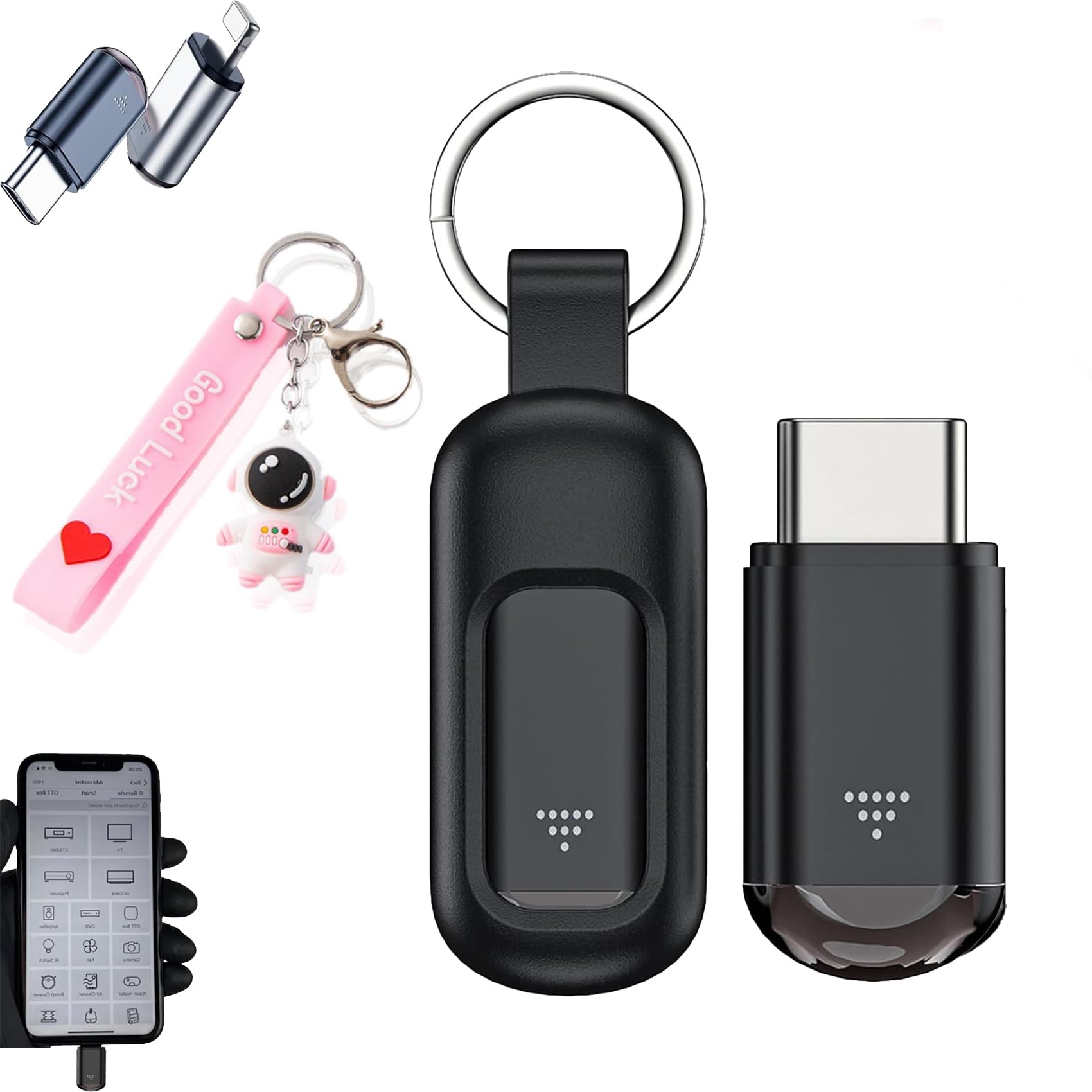 NNBWLMAEE Cyberplex, Matrix Device, Hacking Device, Cyberplex Hacking Device, Cyber Plex Hacking Device, Microlord Hacking Device, Hacking Tools, For Iphone And Android (For Android,Black-TypeC)