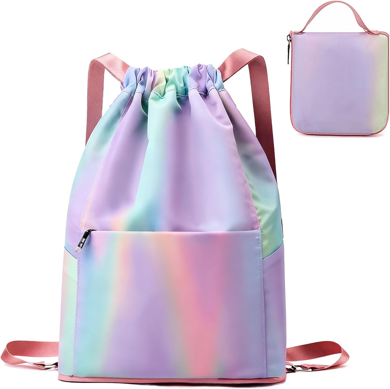 Foldable Hiking Backpack, Foldable Lightweight Travel Day Pack, Packable Camping Backpack for Women Men