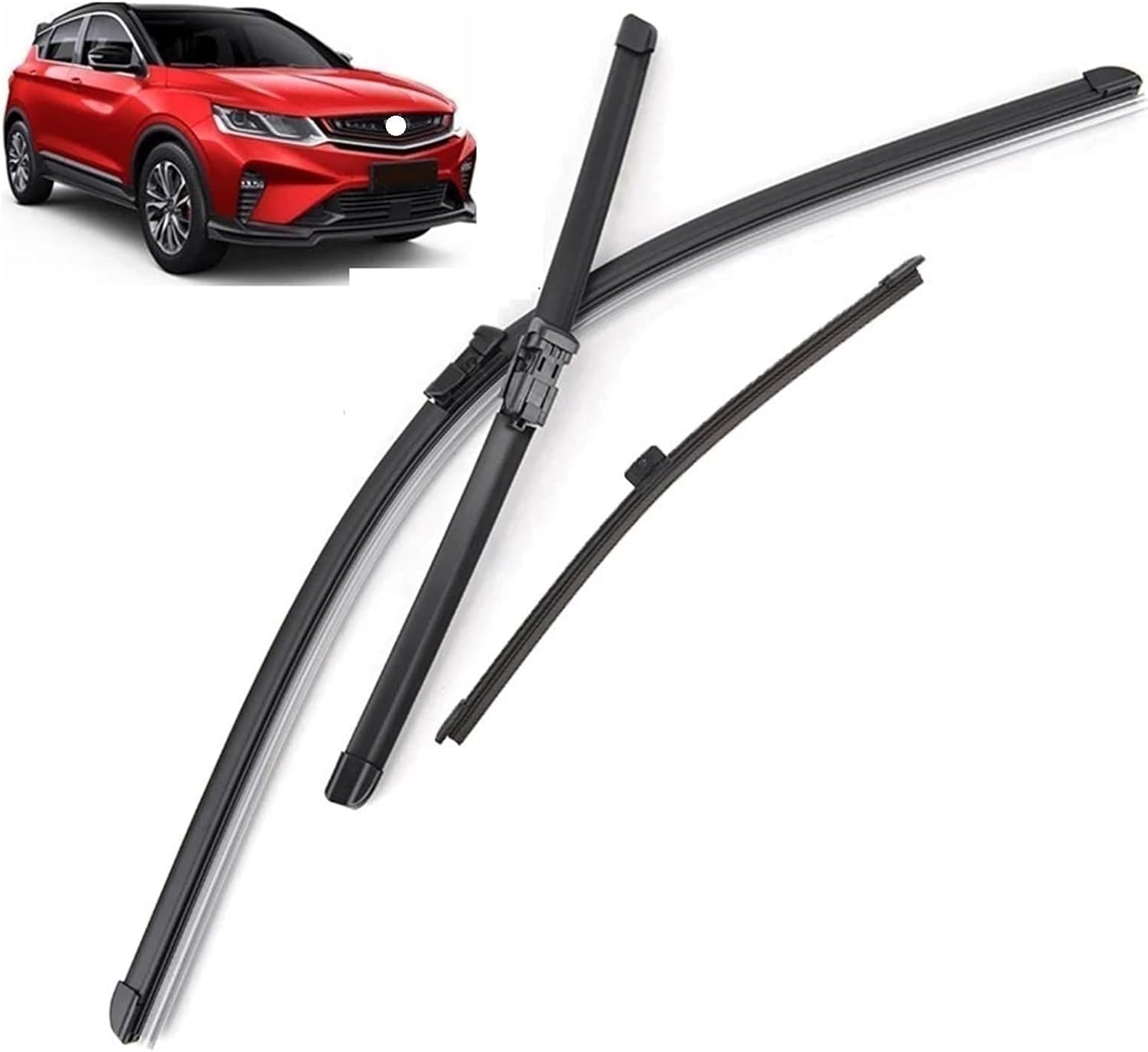 MadongJ Windshield Windscreen Wiper Blades for Geely Coolray Proton X50 2018-2024, Replacement Blades All-Weather Performance Streak-Free Windshield Wipers
