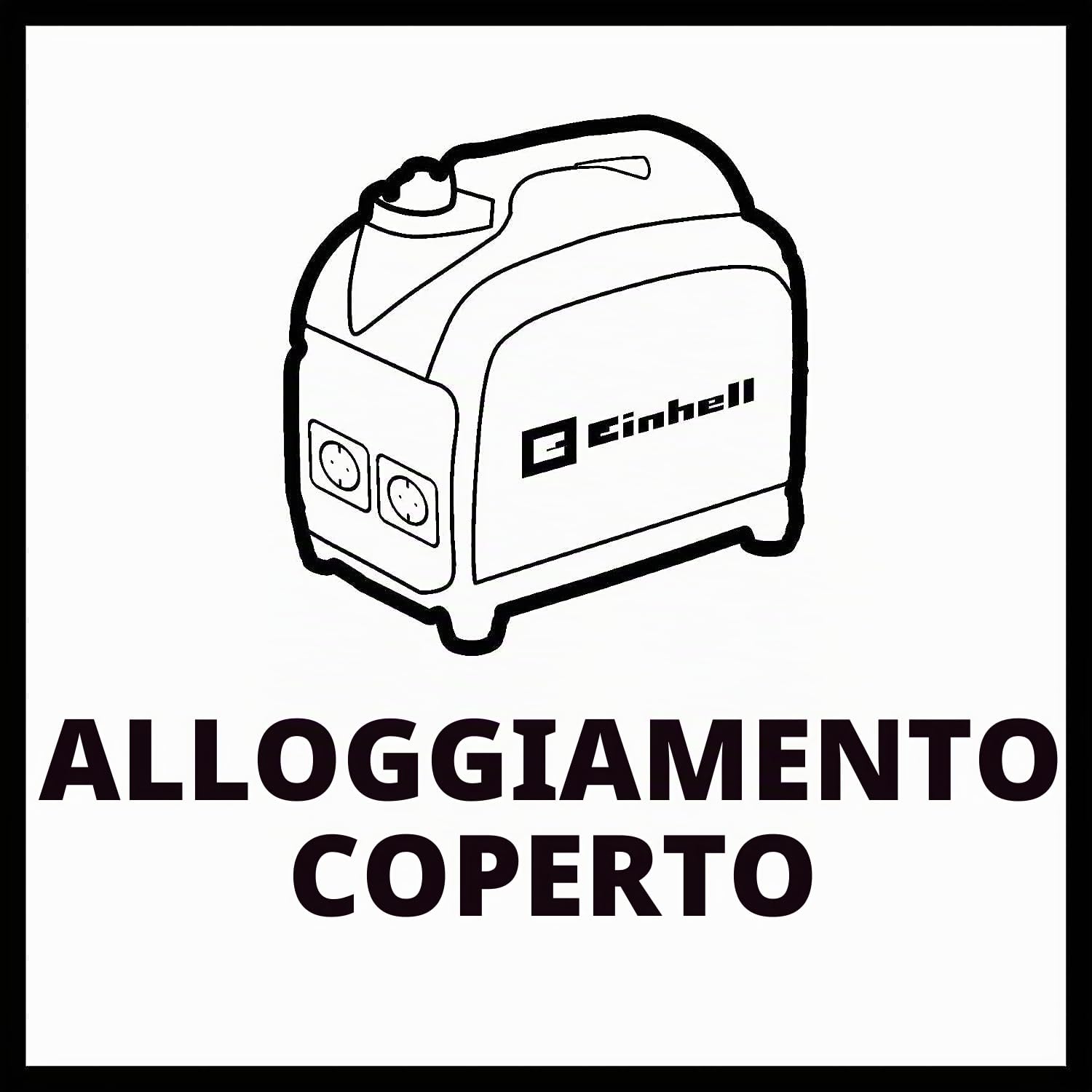 Einhell TC-IG 2000 Generatore di corrente INVERTER (benzina, motore 4 tempi con inverter, potenza max 2000 W, 2 prese da 230 V, serbatoio 4l, incl. voltmetro, funzione AVR) Black/Red