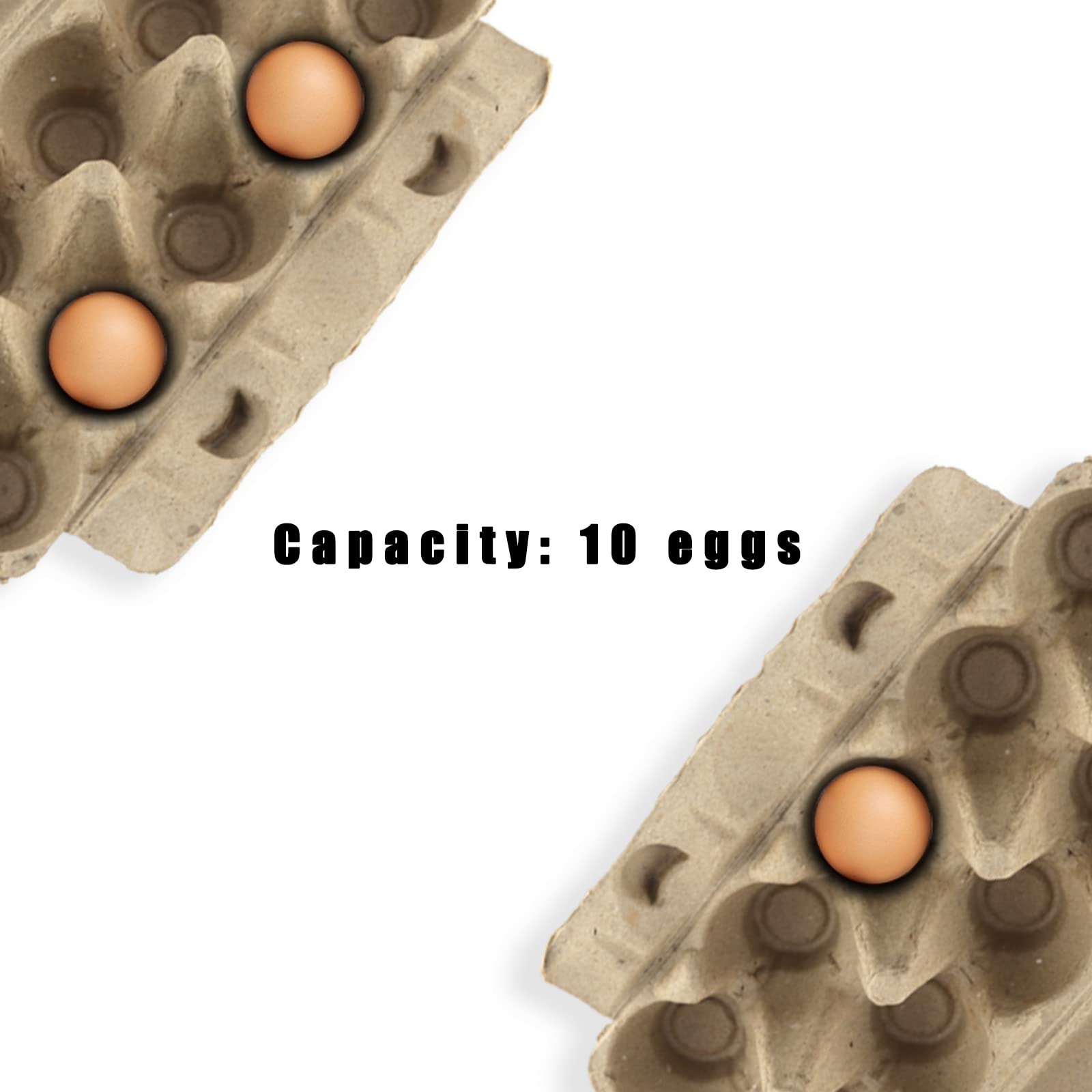 Boîtes à Œufs en Carton Boîte à Oeufs pour 10 Œufs Boîte à Œuf pour Grands | 10Pcs Boîte à Œufs en Carton de Protection | Pour 10 Grands Œufs | Pour Transport et Stockage Cuisine et Ferme