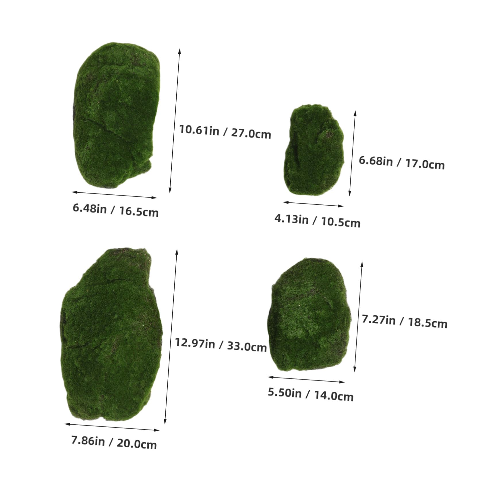 HOLIDYOYO Realistic Artificial Moss for Wreaths Balls Decorative Perfect for Floral Arrangements DIY Craft