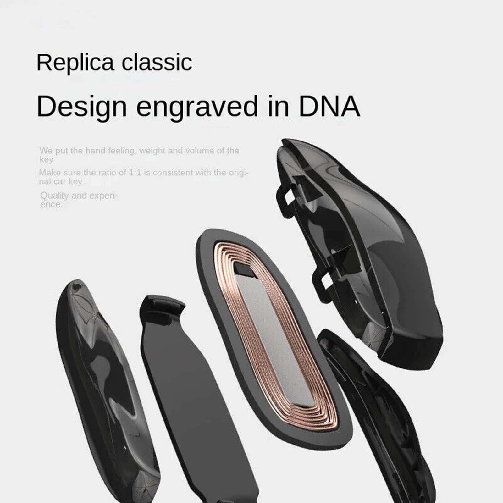 Télécommande de voiture NFC compatible avec télécommande automatique Go-Smart - Accessoires de carte de crédit - Porte-clé rétractable pour carte de voiture