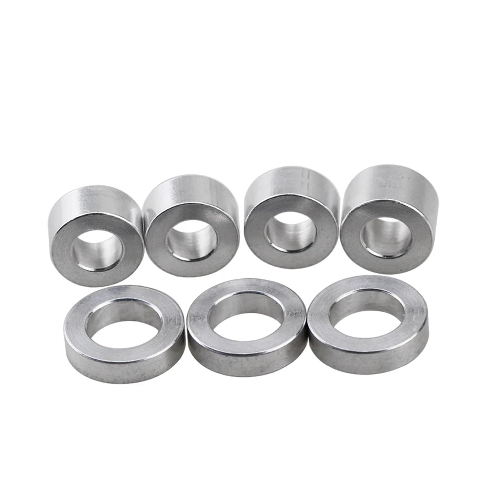 Aluminiumbuchse M3-M12, Flache Unterlegscheibe Aus Aluminium, Rund, Ohne Gewinde, Abstandshalter(L 10mm,M3x6xL (10pcs))