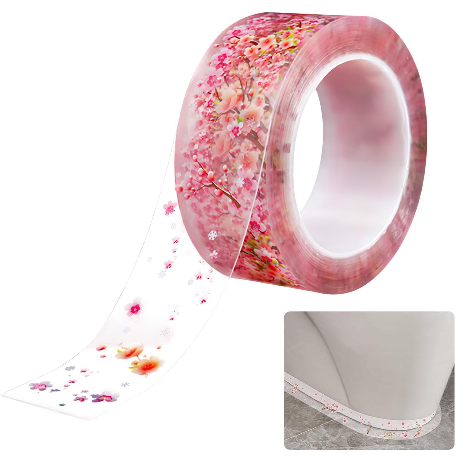 CoolShef PVC Waterproof Tape for Kitchen Sink, Washable Self-Adhesive Caulk Strip, Sealing Tape Waterproof for Bathroom, Countertop, Sink, Bathtub, Toilet Edge (4.2cm x 3m)-image-19