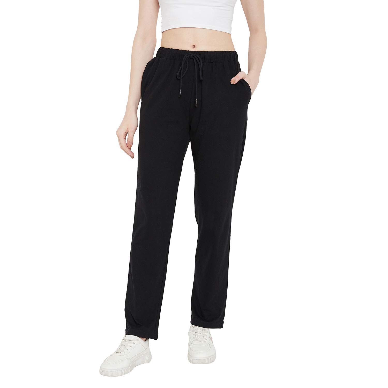 hypernation Black Color Casual Pyjama for Women(HYPW02921)-picture-22