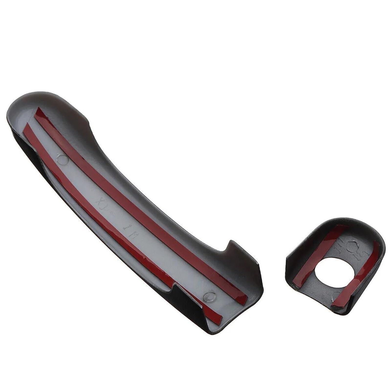Kjhopy Style3 6Pcs Carbon Fiber Door Handle Cover Set For Vw For Transporter T5 T6 Caddy 2003-2011 2012 2013 2014 2015 Exterior Door Handle(Style3)