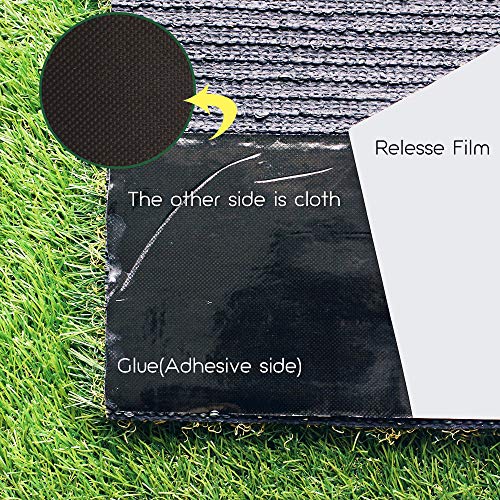 Image of Petgrow Artificial Grass Tape Self Adhesive Synthetic Turf Seaming Tape for Jointing Fixing Green Lawn Mat Rug,Connecting Fake Grass Carpet 6inch X 16.4feet(15CM X 5M)