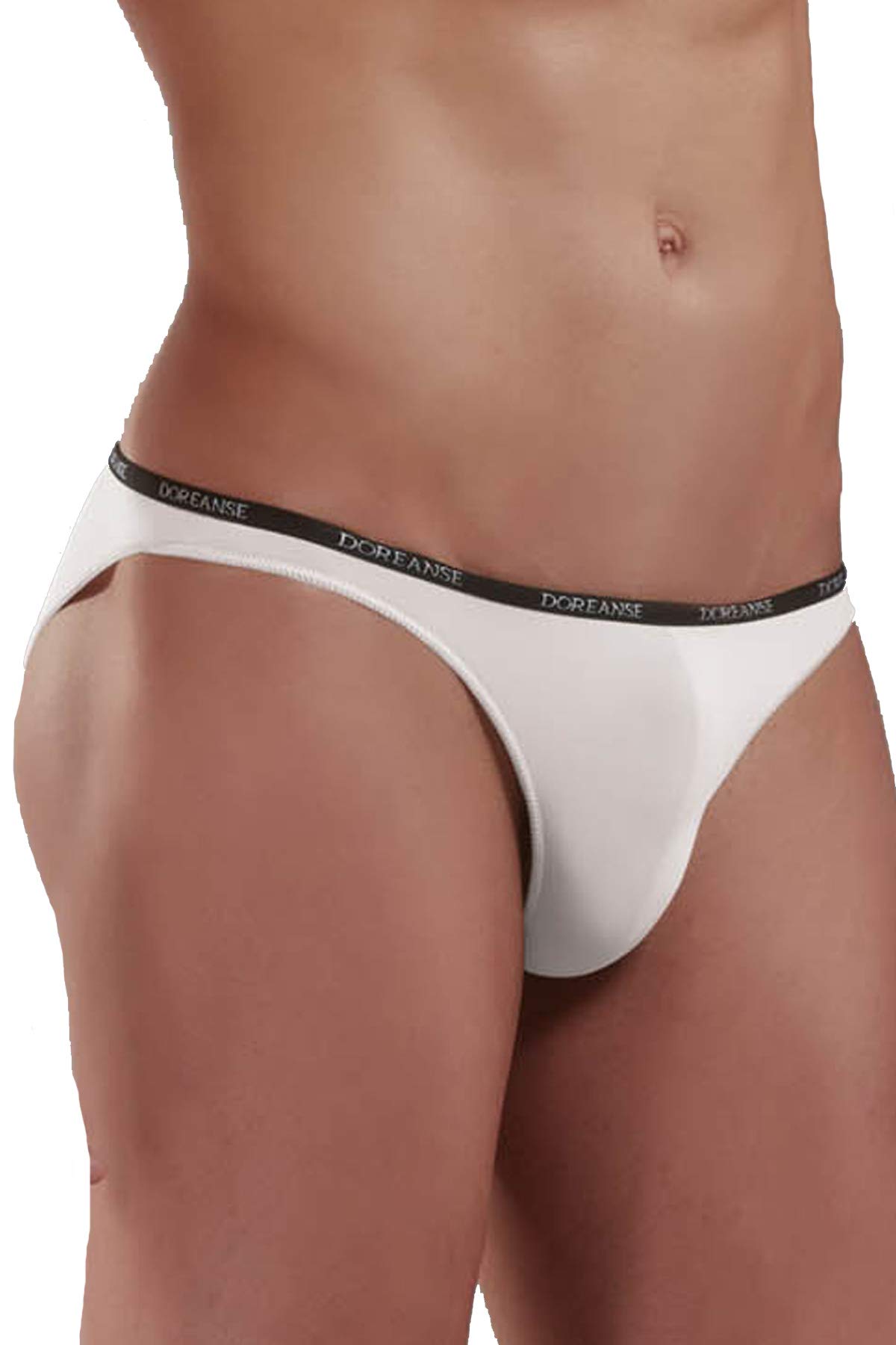 Doreanse Men's White 1395 Aire Micro Bikini Brief (Xl/37-38'',)