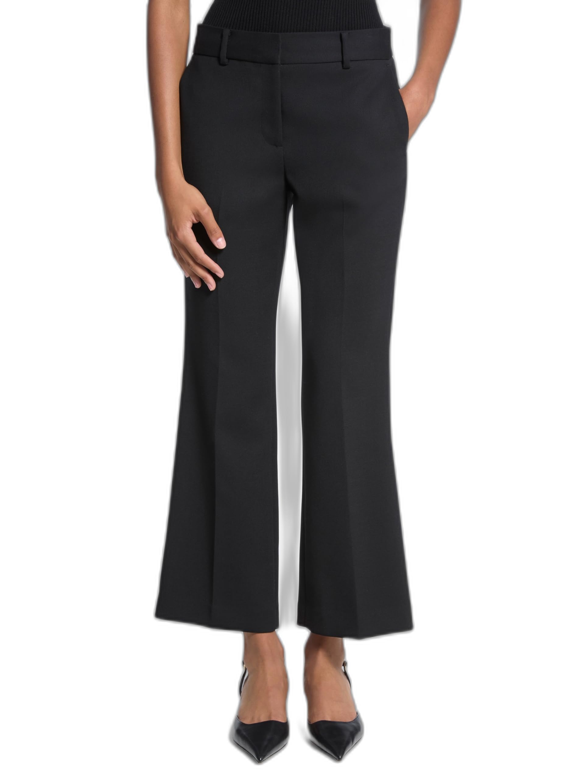 Michael Kors Womens Cropped Kick Pant