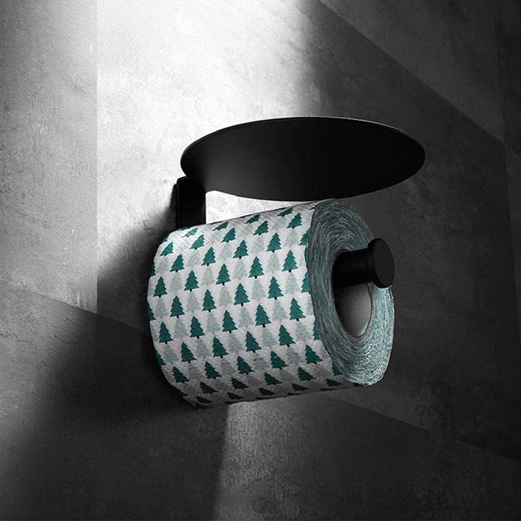 Metallo Supporto di Carta igienica Holder-Carta igienica con mensola in Acciaio Inox Bagno di Carta Supporto del tovagliolo Inoltre Cellulare Bagagli