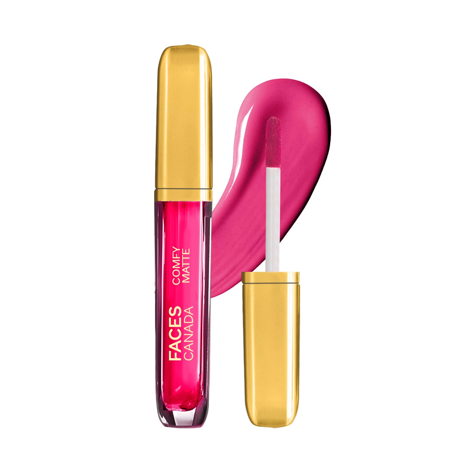 FACES CANADA - Lápiz labial líquido mate cómodo, Hope This helps 06, 3 ml, cómodo 10 horas de duración, color mate intenso, aceite de almendra y vitamina E, súper suave, sin sequedad, sin alcohol
