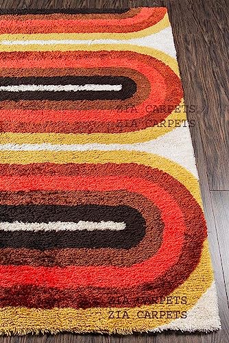 Image of Modern Quality Carpet /Trending Design Hand Woven Fluffy Rug /Mats for Bedroom /Dinning Hall /Living Room 2-inch Thick [Size 10x13 feet]