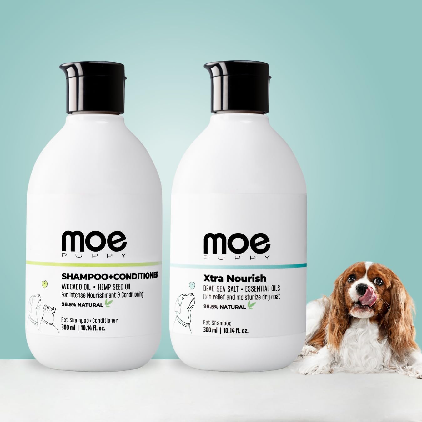 Shampoo Combo for Nourishment, Vitality & Itch Relief | Shampoo Plus Conditioner + Xtra Nourish | Sulfate & Paraben Free | pH Balanced for Dogs & Cats (Pack of 2) (600ml) (B0CFLND86F) Amazon Price History, Amazon Price Tracker