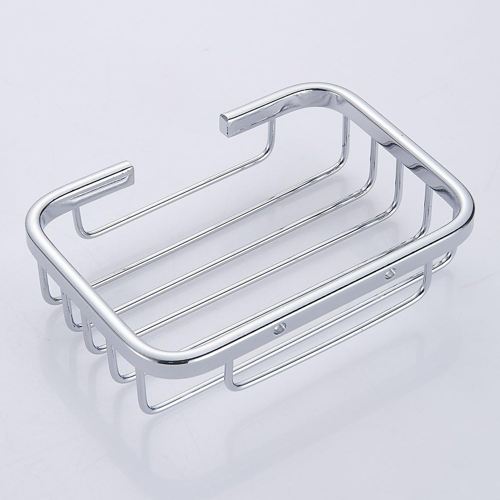 Lnymzd Silver Stainless Steel Soap Dishes Wall Mounted Shower Soap Holder Soap Saver Wall Mounted Soap Dish Shower ，Wire Soap Basket Kitchen Bathroom Holders And Dispensers