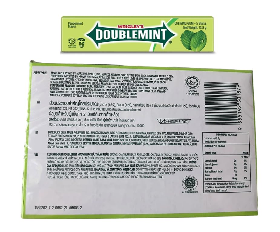 Miniatura 5 de Chicle de menta refrescante y refrescante  Juego exterior de regalo para fiesta, oficina, bienvenida, caramelo masticable, paquete divertido de