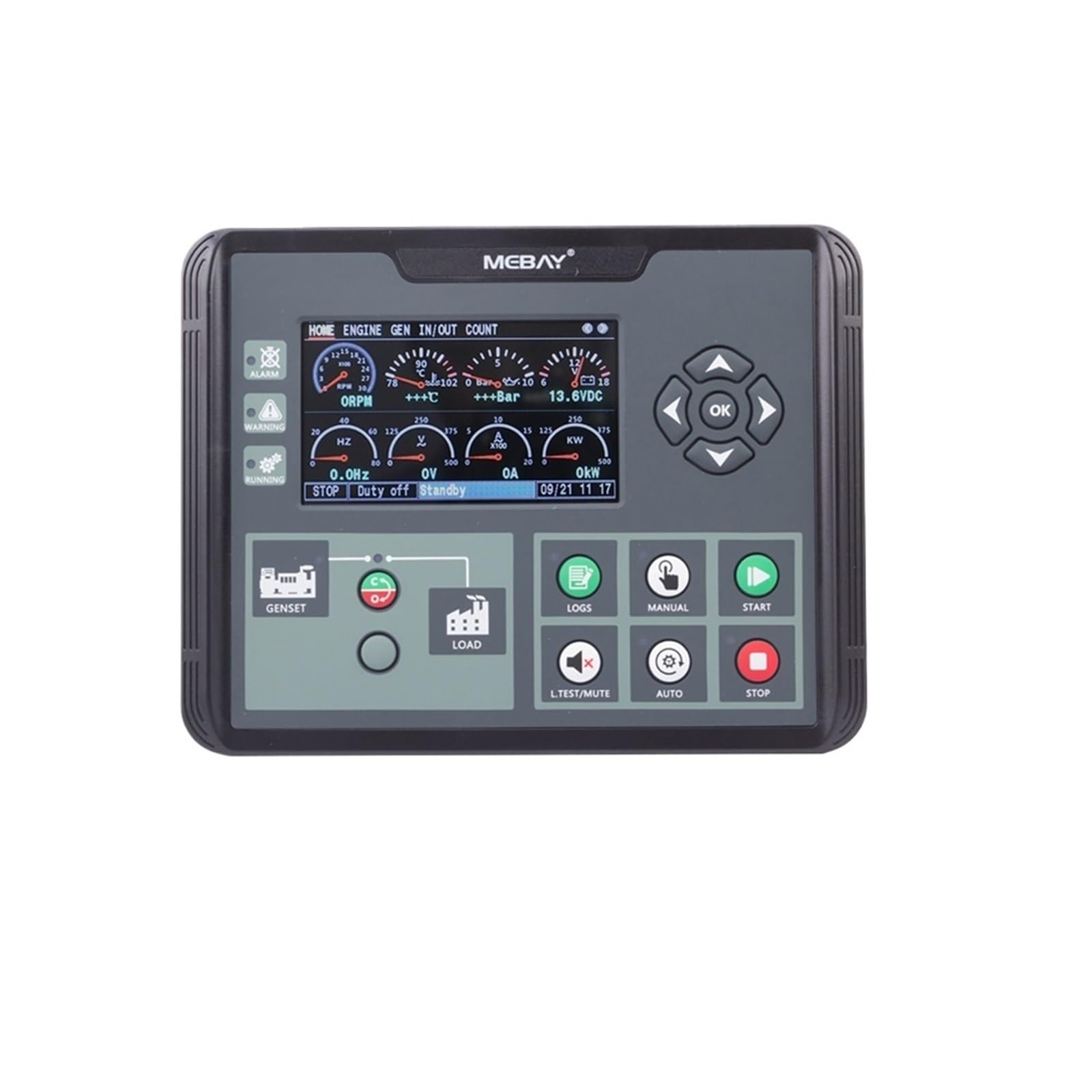 ZXAOMMBEA DC60D DC62D DC62DR Generator Controller Panel LCD Display Engine Control Module For Genset Parameters Monitor(DC62D)