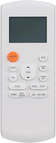 Beyution RG57A7BGEF - Control remoto de repuesto para aire acondicionado Midea RG57A6BGEFU1 CR166-RG57A6EU-6 RG57DBGE RG57BBGE RG57ABGE RG57B2BGE