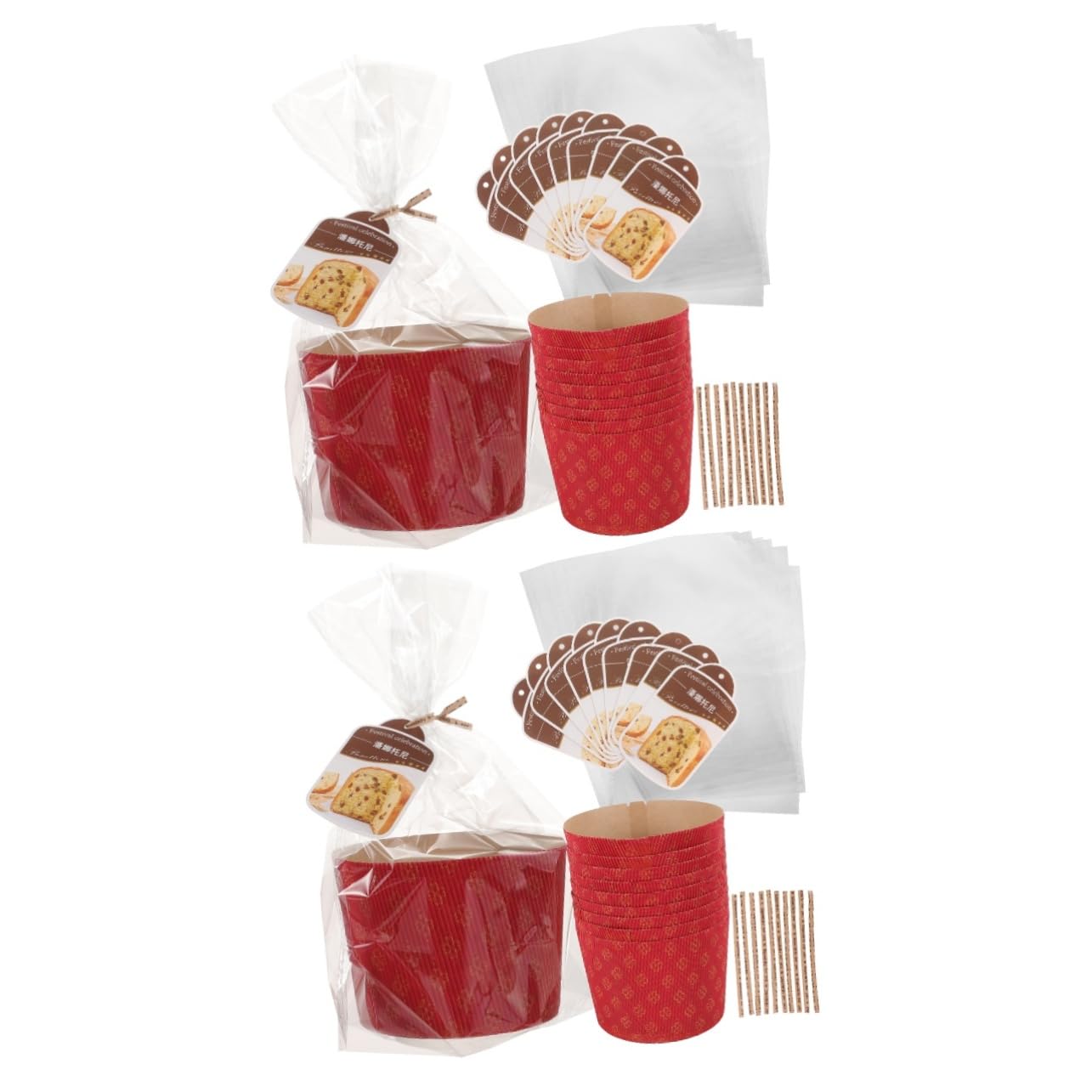 ABOOFAN 2 Juegos De Moldes Para Y Muffins Para Hornear Resistentes A La Decoloración Adecuados Para Cenas.